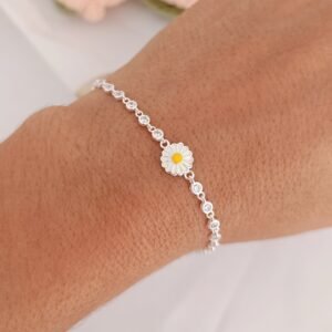 Pulsera de flor Margarita