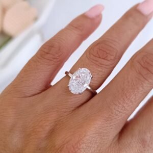 Anillo ovalado grande