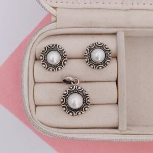 Set de plata quemada