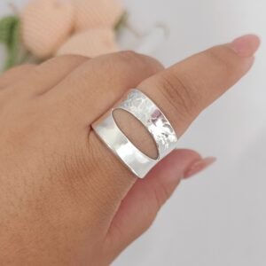 Anillo doble textura