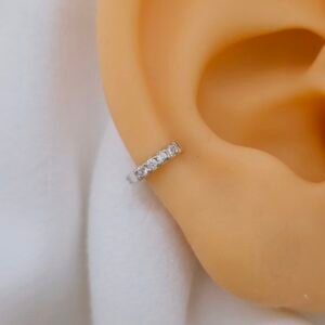 Huggies con circonias 6mm