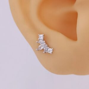 Arete de 5 circonias