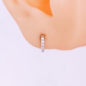 Huggies de 6 circonias