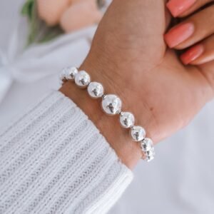 Pulsera de bolitas en disminución