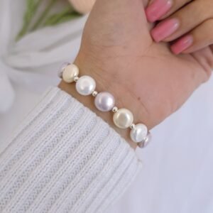 Pulserade polvo de nácar talla S