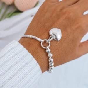 Pulsera de donitas y punto peruano