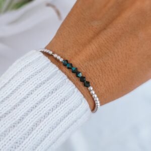 Pulsera de cristal tornasol