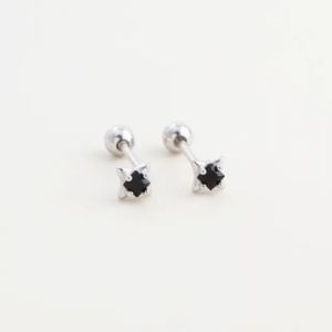 Aretes doncella negros