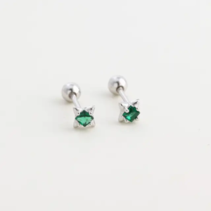 Aretes doncella verdes