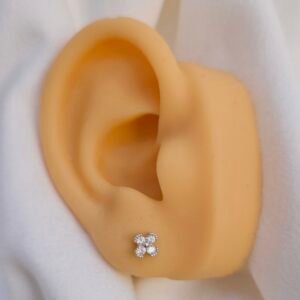aretes trébol 4 hojas