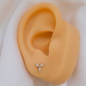 Aretes 3 petalos