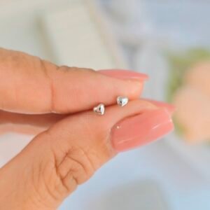 Aretes de corazón mini