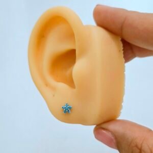 Aretes de Flor verde