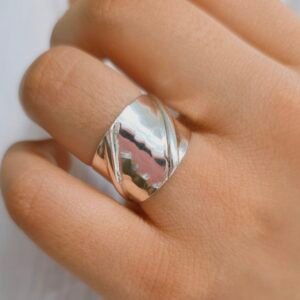 Anillo doble textura