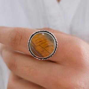 Anillo ojo de tigre
