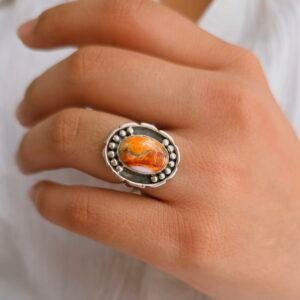 Anillo ópalo de fuego