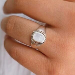 Anillo concha nácar