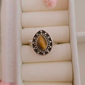 Anillo ojo de tigre