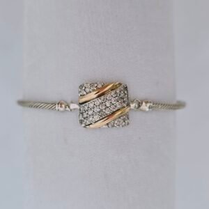 Pulsera de plata con oro Regina