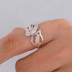 Anillo de hojas encontradas