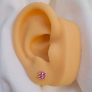 Aretes de trebol 4 hojas