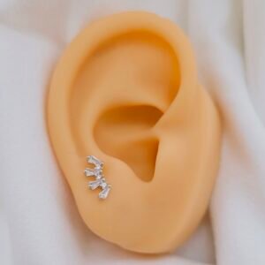 Aretes 3 circonias