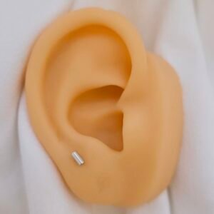 Aretes de tubito