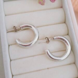 aretes tipo argollas lisas