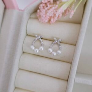 Aretes con perla