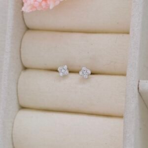 Aretes de trébol mini