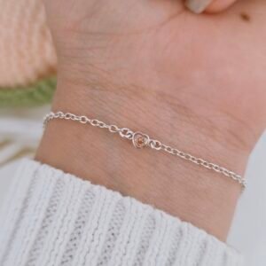 pulsera mini corazón