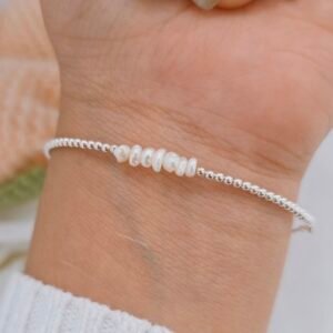 pulsera de perla baby