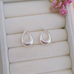 Aretes de gota calado