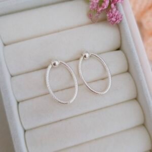 Aretes texturados