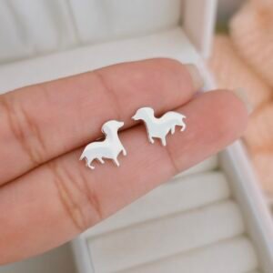 Aretes de perro salchicha