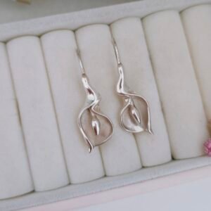 Aretes flor de cartucho