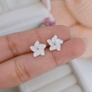 Aretes de flor anémona