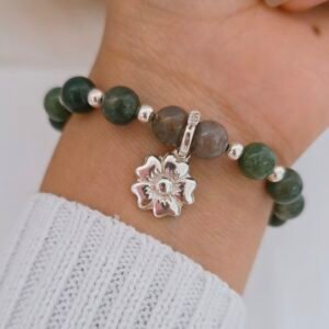Pulsera Ágata musgosa