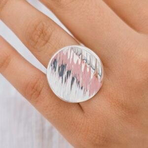 Anillo texturado
