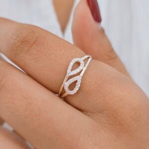 Anillo doble hojita