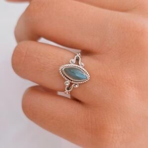 Anillo labradorita