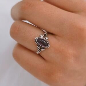 Anillos con amatista