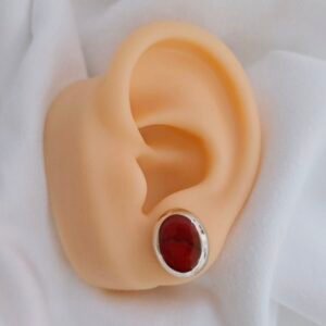 Aretes howlita roja